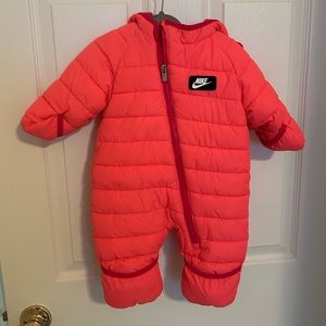 Nike Infant Girl Puffer Snowsuit